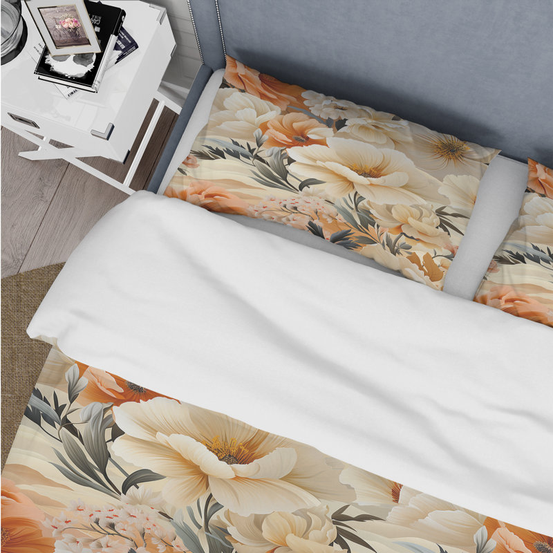Ensemble de housse de couette Sandy, Housse de couette pour très grand lit et 2 très