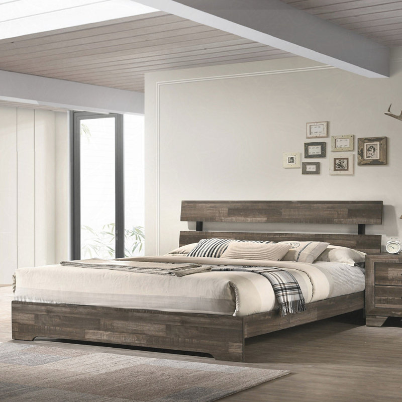 Mobilier de chambre à coucher 1pc, Simple, Brun rustique