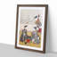 Girls Playing Ken by Harunobu Suzuki - Picture Frame Painting Print-55620827-55620828