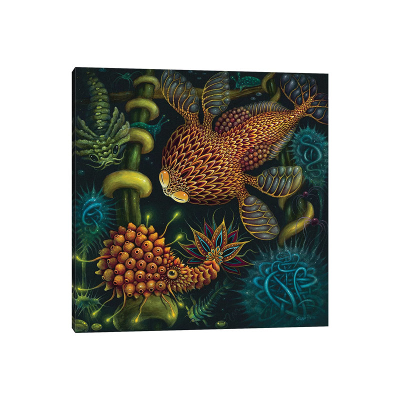 Planktonauts III by R.S. Connett - No Frame Print on Canvas