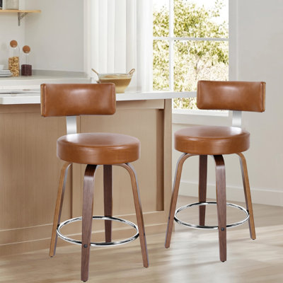 Sonja Swivel Upholstered Counter Stool
