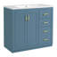 Meuble-lavabo 36 po avec lavabo en céramique