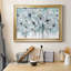 Teal Harmony II - peinture sur toile encadrée-1945175699-1945175696