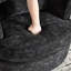 Chaise pivotante rembourrée-137234546