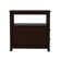 End Table, Narrow Nightstand With 2 Drawers and Open Shelf