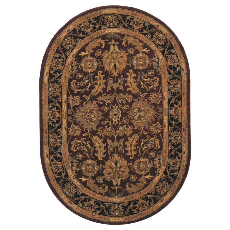 Cranmore Hand Tufted Wool Oriental Rug, Oval 5' x 8'