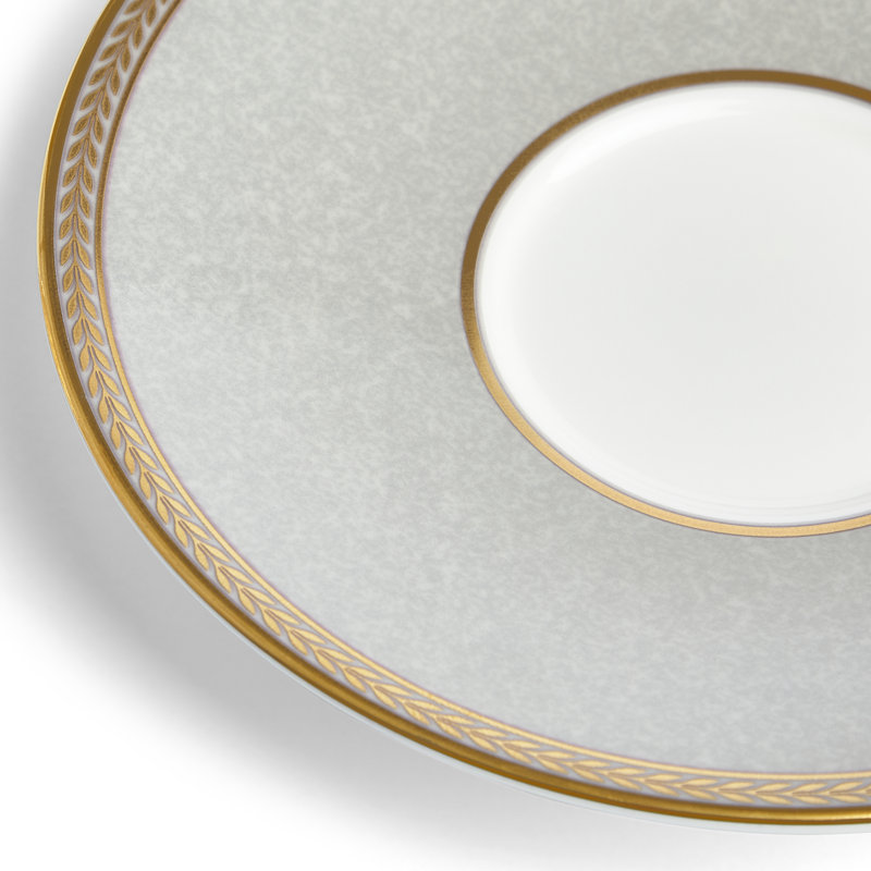 Renaissance Gray 8.4in Teacup & Saucer