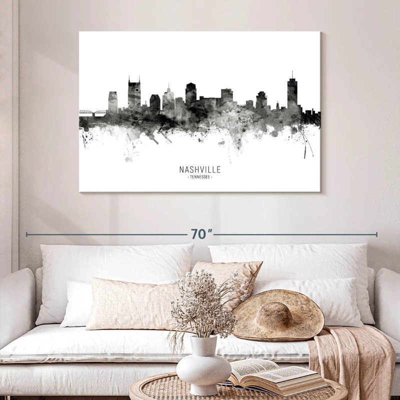 Silhouette de Sirci, Nashville, Tennessee II, H 32 po x l 48 po