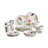 Lenox Butterfly Meadow Porcelain 28-Piece Dinnerware Set, Dishwasher Safe, White