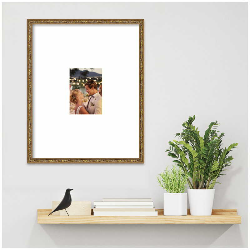  Cadre photo mat 16 x 20 à 5 x 7 cadre, Belvedere bronze bronze traditionnel, Brun, L 16 po x H 20 po, 1