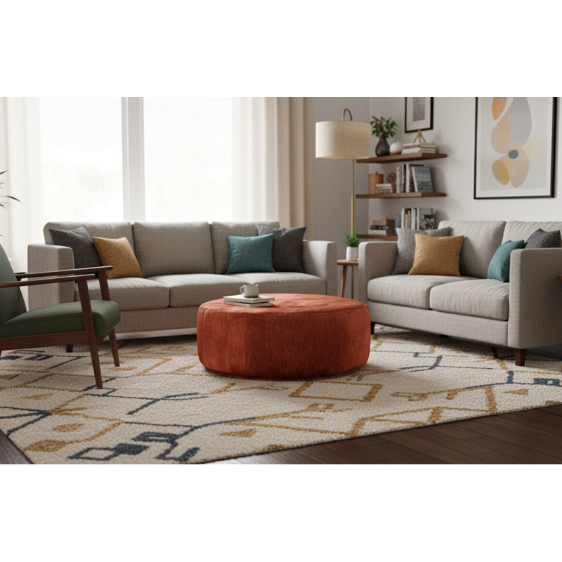 Fauteuil Soft Island, Brique