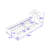 Basketball Design Twin Upholstered Platform Bed