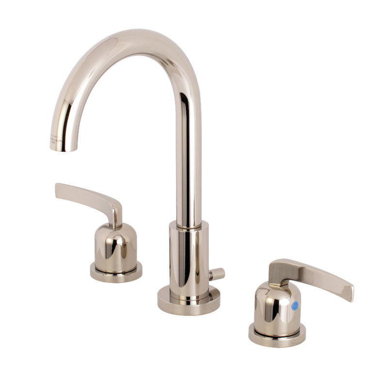 Widespread Bathroom Faucet, Polished Nickel