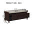 Banc de rangement rembourré à couvercle rabattable-490853980
