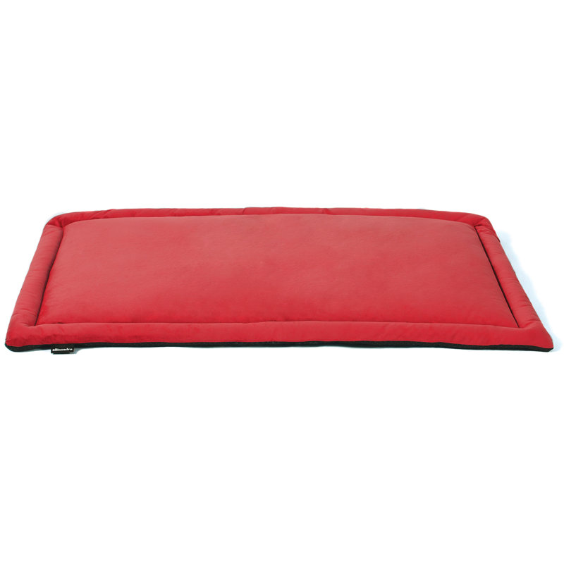 Tapis de lit pour chien Mckoy, H 1,5 po x l 42 po x P 28 po, Rouge foncé
