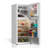 10.1 Cu. Ft. Double Door Refrigerator White with Freezer-120944280