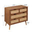 Table de chevet 3 tiroirs Crannell-1881732411