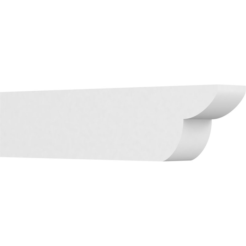 6"W x 10"H x 42"L Standard Crestline Architectural Grade PVC Rafter Tail, 10"H x 6"W x 42"D