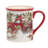 Red Truck Snowman Mugs