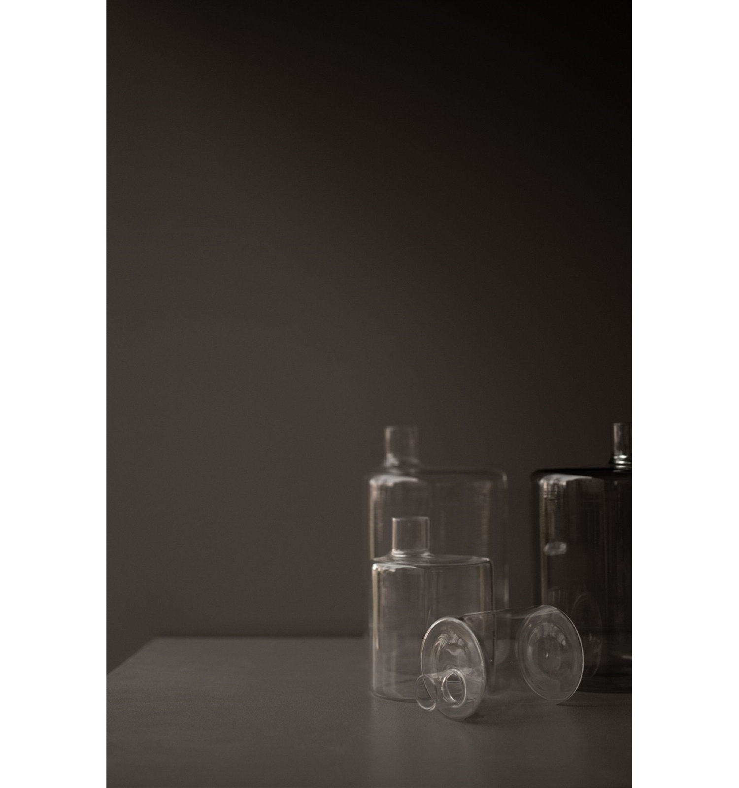 Glass Table Vase, 8.27" H x 5.12" W x 5.12" D