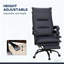 Fauteuil inclinable de massage haut de gamme avec repose-pieds réglable