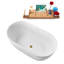 Baignoire autoportante 51 po avec drain interne Streamline-101413448