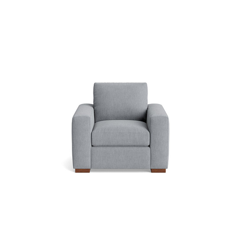 Couch Potato Chair, Performance Weave - Zinc