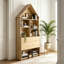 Bureau d'artisanat pliant avec tablettes de rangement
