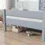 Lit avec tête et pied de lit, rangement spacieux sous le lit, design minimaliste rustique pour optimiser l'espace-1088125151