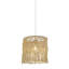 32cm H Drum Pendant Shade ( Uno ) in Brown