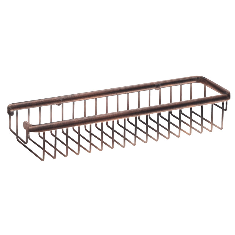 Webber Drill / Screw Shower Basket, 6.5 H x 36 W x 11 D cm, Oil Rubbed Bronze