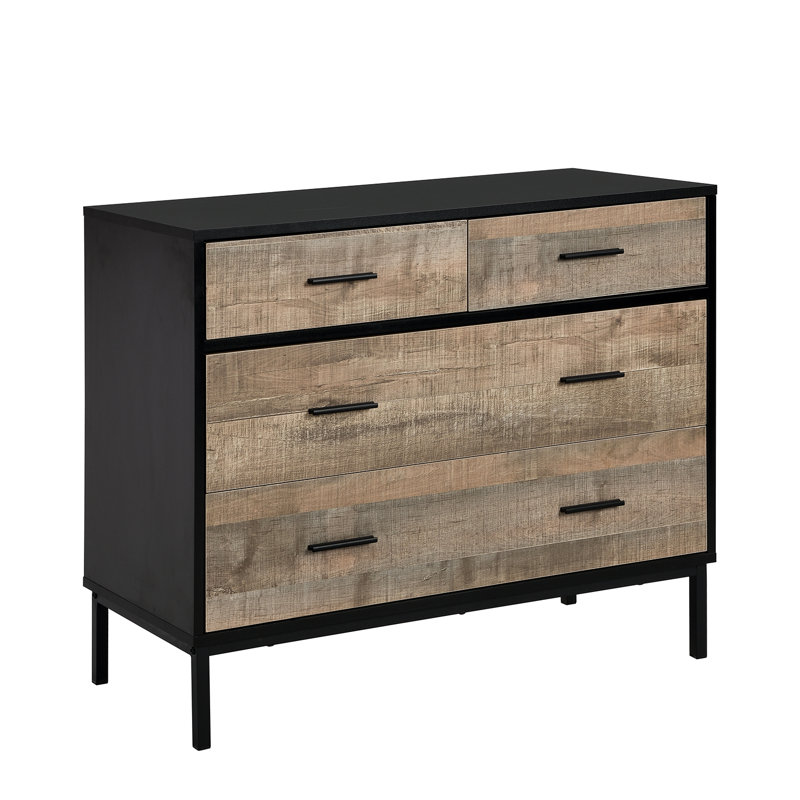 Evelina 90cm W 4 - Drawer Chest of Drawers