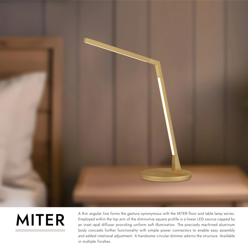 Miter LED Desk Table Lamp