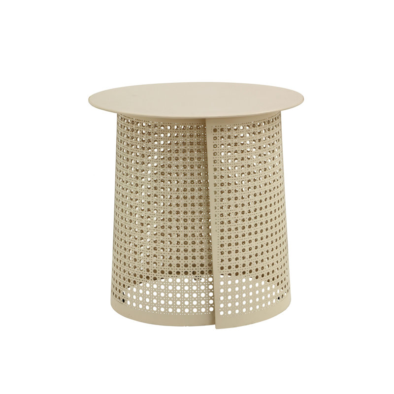 Pesky Frame End Table, Cream