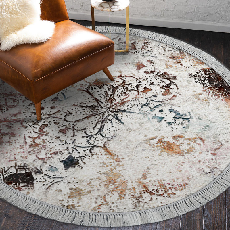 Luxurious 100% Polyester Carpet, 5.9 x 5.9 ft | 900 g/m², Non-Slip Dot Base, Total Height: 0.3 in | Machine Washable at 86°F | Soft and Durable, Perfect for Living Room, Bedroom, or Office Decor