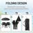 2-Person Outdoor Fishing Lawn Chair With Removable Canopy Umbrella-874169686