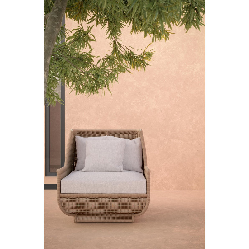 Tulum Club Chair + Fawn Cushion