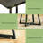 Square Coffee Table,Rustic Dining Table,Classic Kitchen Table,Small Conference Table(Only Table)