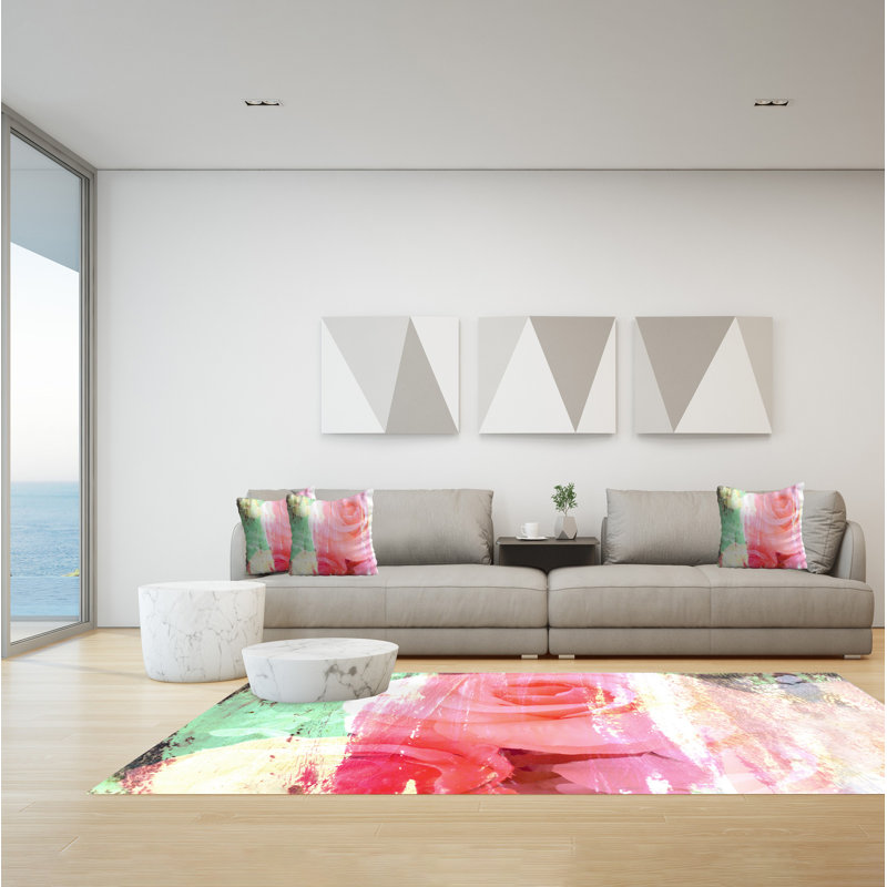 Francessca Floral Area Rug, Rectangle 140 x 200cm