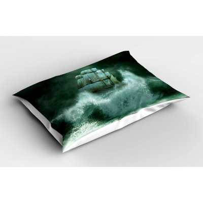 Pirate Machine Printed Sham Set