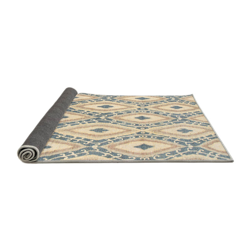 Wool Abstract Indoor Rug, Round 6'