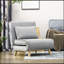 Fauteuil-lit convertible, canapé-lit multifonctionnel 2-en-1, fauteuil-lit avec dossier réglable pour le salon, la chambre à coucher et le bureau personnel-668192977