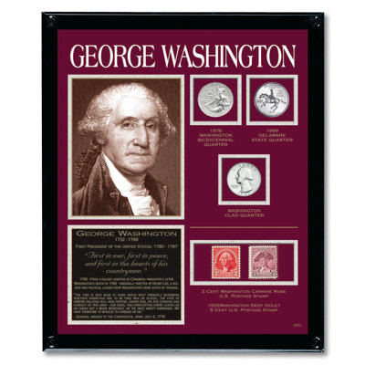 Souvenirs encadrée washington hommage