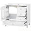 Meuble-lavabo avec lavabo, 3 tiroirs et tablettes de porte-238923780