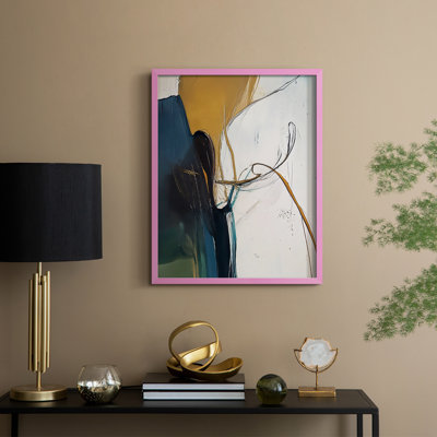 Reproduction encadrée ABSTRACT Series DCX - bois massif