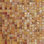 Dahlia 3 5/8" x 5/8" Iridescent Glass Mosaic