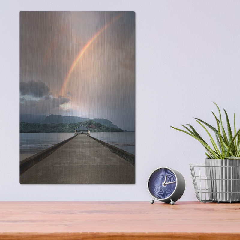 «Rainbow Pier III» par Dennis Frates, H 16 po x l 12 po