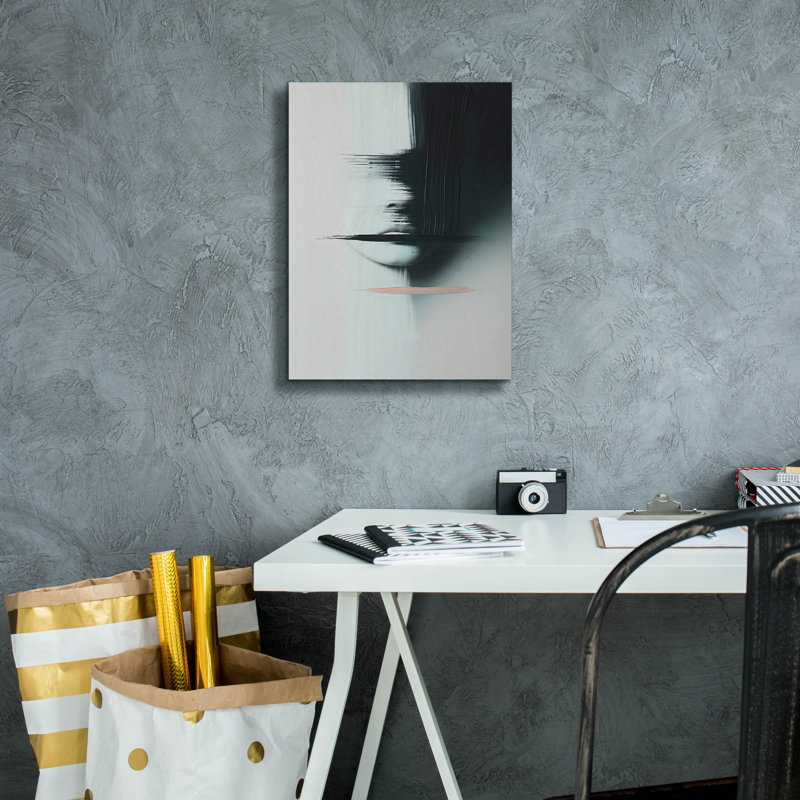 «Ivy Bronx» «The Face No 2» par Andreas Magnusson, art mural sur toile, 12 po x 16 po, H 16 po x l 12 po x P 0,75 po