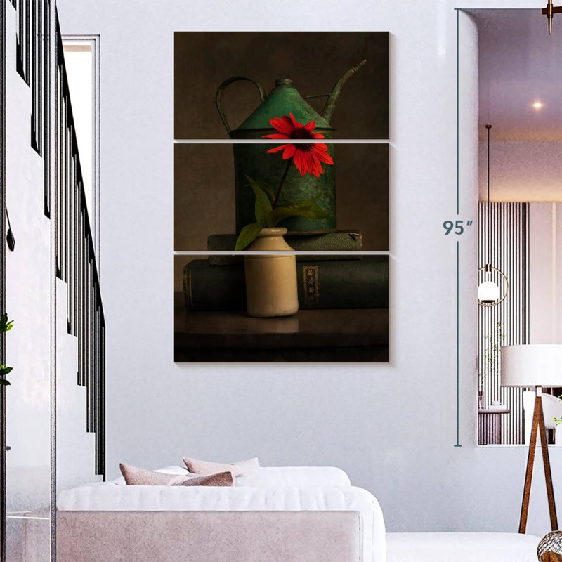 Harnek Rustic Red Coneflower, 74" H x 48" W