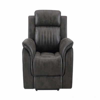 Steban Gray Glider With Recliner Function